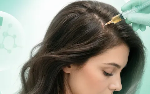 PRP scalp injection, illustrated